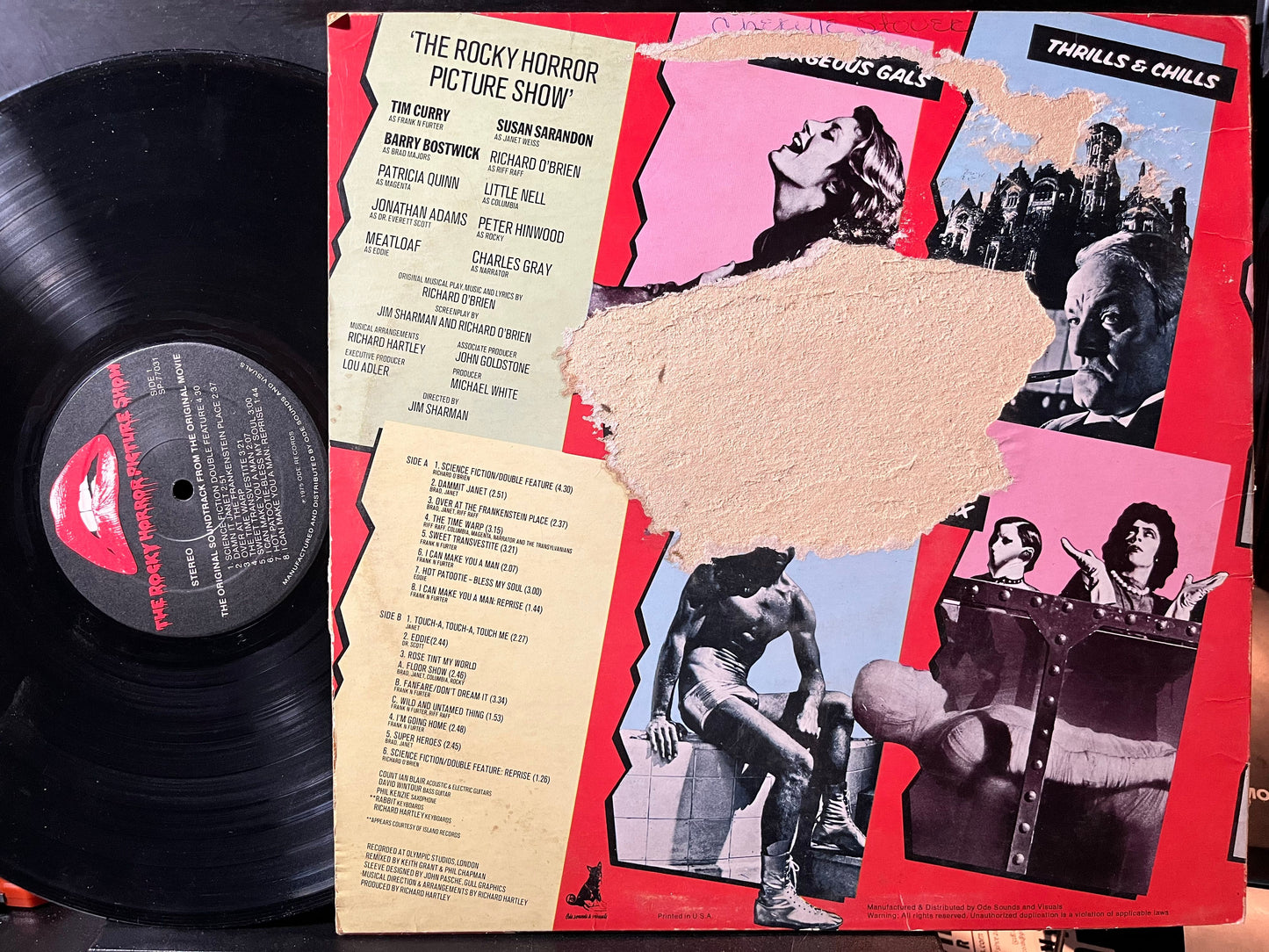 "The Rocky Horror Picture Show" Original Cast - The Rocky Horror Picture Show (VINYL) | Very Good Plus (VG+) Very Good (VG) - SOUNDTRACK / USED