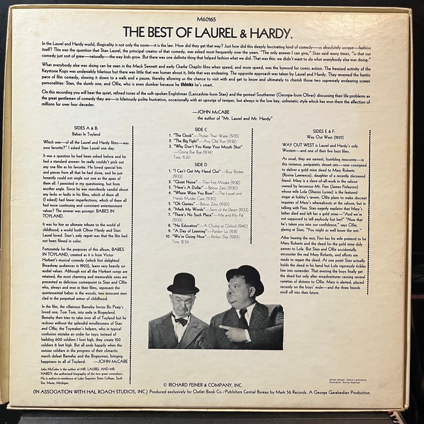 Laurel & Hardy - The Best Of Laurel & Hardy (VINYL 3xLP BOX MURRAY HILL M60165 1975) | USED Near Mint- (NM-) Excellent (EX) - SPOKEN WORD/COMEDY / USED *NEAR MINT-*