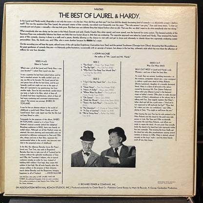 Laurel & Hardy - The Best Of Laurel & Hardy (VINYL 3xLP BOX MURRAY HILL M60165 1975) | USED Near Mint- (NM-) Excellent (EX) - SPOKEN WORD/COMEDY / USED *NEAR MINT-*