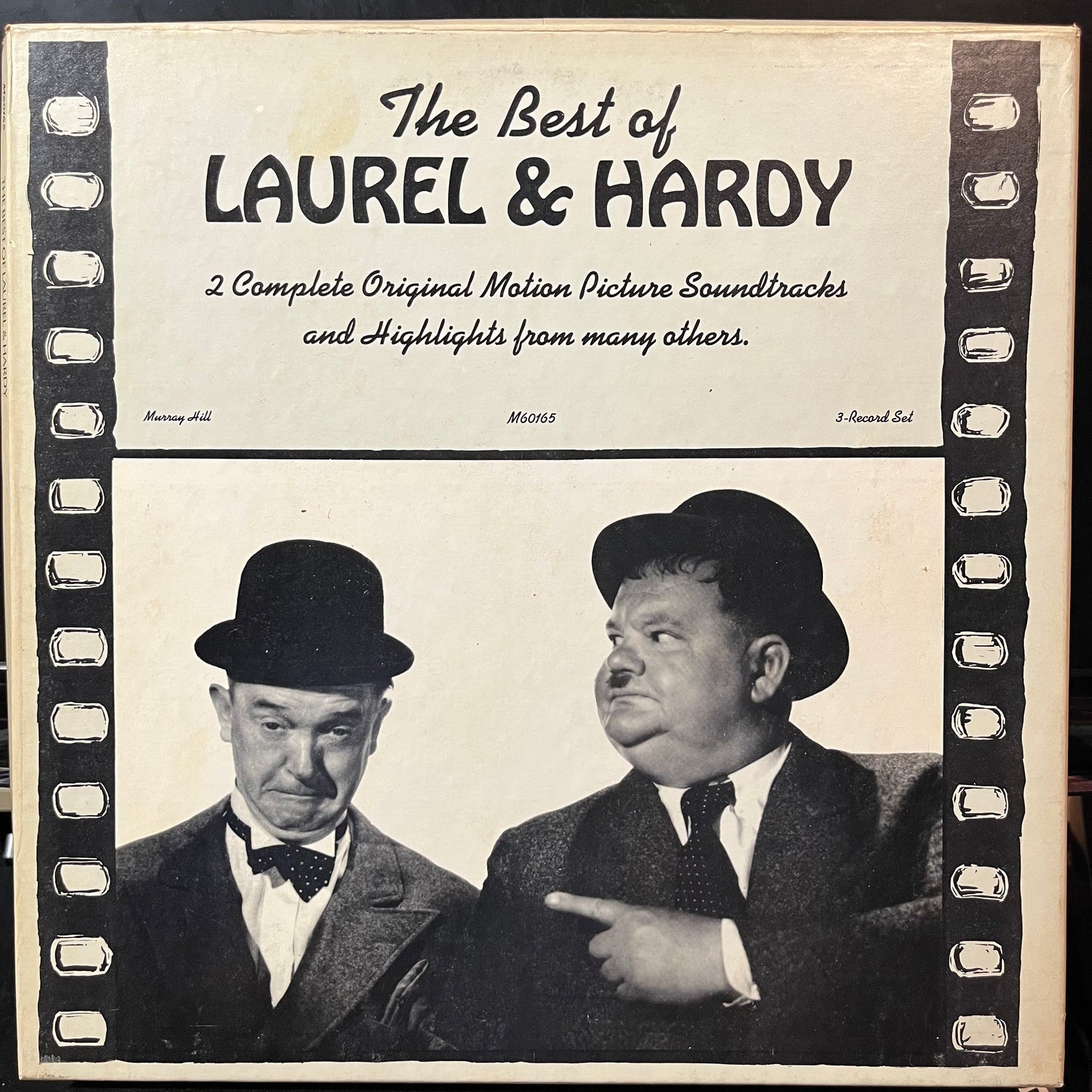 Laurel & Hardy - The Best Of Laurel & Hardy (VINYL 3xLP BOX MURRAY HILL M60165 1975) | USED Near Mint- (NM-) Excellent (EX) - SPOKEN WORD/COMEDY / USED *NEAR MINT-*