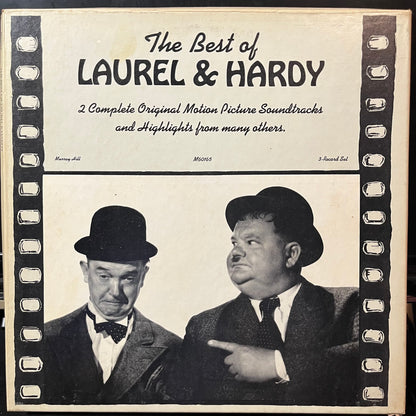 Laurel & Hardy - The Best Of Laurel & Hardy (VINYL 3xLP BOX MURRAY HILL M60165 1975) | USED Near Mint- (NM-) Excellent (EX) - SPOKEN WORD/COMEDY / USED *NEAR MINT-*