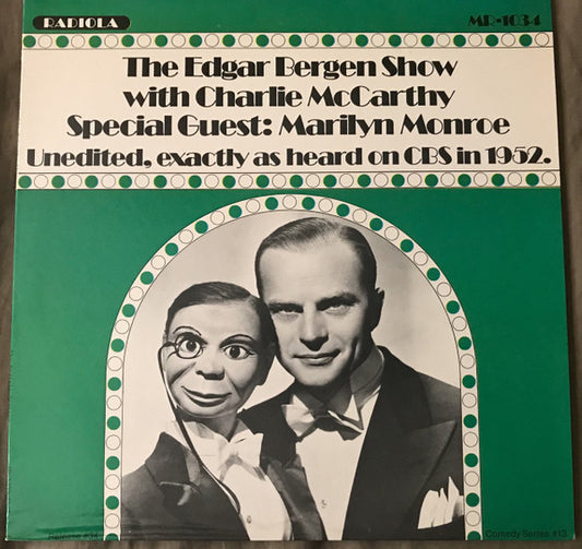 The Edgar Bergen Show With Charlie McCarthy (VINYL) | Mint (M) Mint (M) - SPOKEN WORD *SEALED*