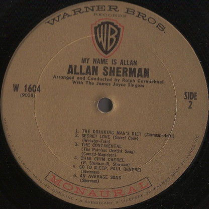 My Name Is Allan: Allan Sherman Sings Great Movie Hits & Songs From The Cutting Room Floor (VINYL) | Mint (M) Near Mint (NM) - SPOKEN WORD *SEALED*