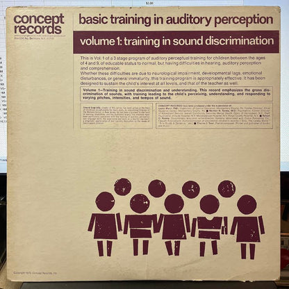 Basic Training In Auditory Perception, Volume 1: Training In Sound Discrimination (VINYL) | Excellent (EX) Excellent (EX) - SPOKEN WORD / USED *EXCELLENT*