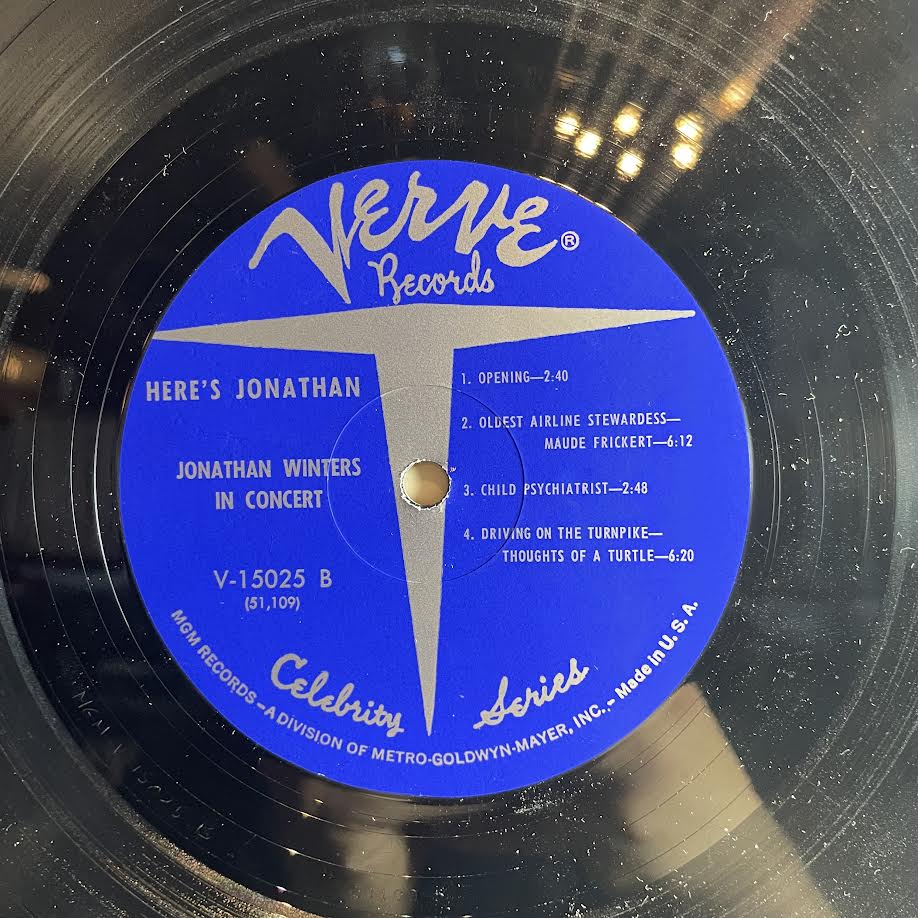 Here's Jonathan (VINYL) | Excellent+ (EX+) Excellent (EX) - SPOKEN WORD / USED *EXELLENT+*