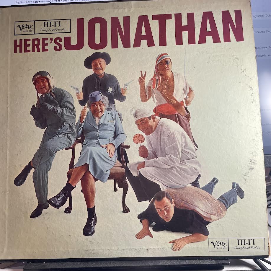 Here's Jonathan (VINYL) | Excellent+ (EX+) Excellent (EX) - SPOKEN WORD / USED *EXELLENT+*