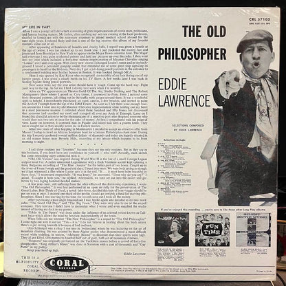 The Old Philosopher (VINYL) | Mint (M) Near Mint (NM) - SPOKEN WORD *SEALED*