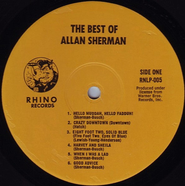 The Best Of Allan Sherman (VINYL) | Near Mint (NM) Near Mint (NM) - SPOKEN WORD / USED *NEAR MINT*