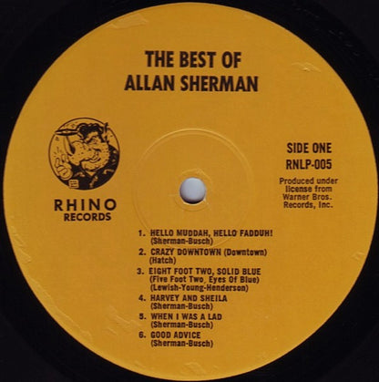 The Best Of Allan Sherman (VINYL) | Near Mint (NM) Near Mint (NM) - SPOKEN WORD / USED *NEAR MINT*