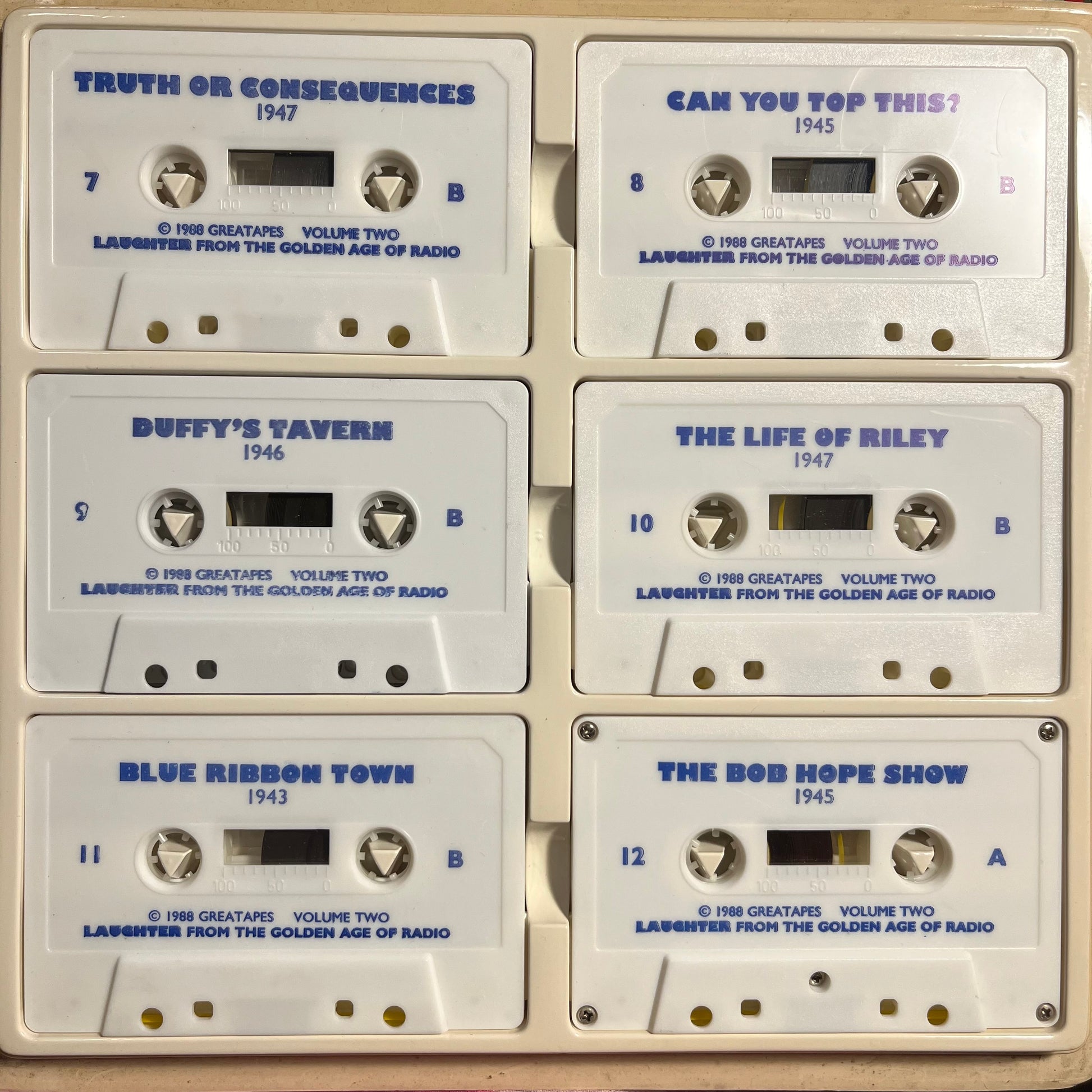 Various - Laughter From The Golden Age Of Radio *12xCASSETTE BOX* | Excellent (EX) - SPOKEN WORD / USED *NEAR MINT*