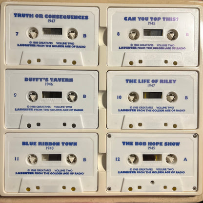 Various - Laughter From The Golden Age Of Radio *12xCASSETTE BOX* | Excellent (EX) - SPOKEN WORD / USED *NEAR MINT*