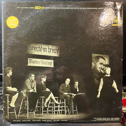 Brecht On Brecht (VINYL) | Near Mint (NM or M-) Excellent (EX) - SPOKEN WORD / USED *NEAR MINT*