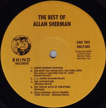 The Best Of Allan Sherman (VINYL) | Near Mint (NM) Near Mint (NM) - SPOKEN WORD / USED *NEAR MINT*
