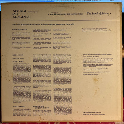 Various - The Sounds Of History Record 11: 1933-1945 / New Deal And Global War | Near Mint (NM) Excellent (EX) - SPOKEN WORD / USED *NEAR MINT*