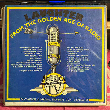 Various - Laughter From The Golden Age Of Radio *12xCASSETTE BOX* | Excellent (EX) - SPOKEN WORD / USED *NEAR MINT*
