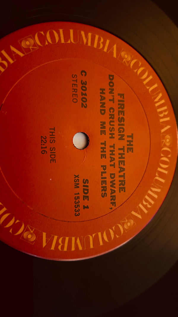 The Firesign Theatre - Don't Crush That Dwarf, Hand Me The Pliers | Near Mint (NM) Near Mint (NM) - SPOKEN WORD / USED *NEAR MINT*