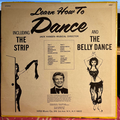 Jack Hansen (4) - Learn How To Dance | Near Mint (NM) Very Good Plus (VG+) - SPOKEN WORD / USED *NEAR MINT*