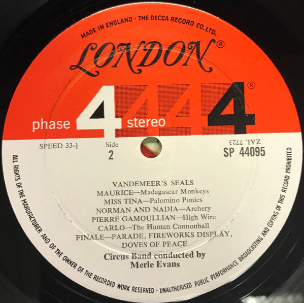 Circus Spectacular (VINYL) | Near Mint (NM or M-) Near Mint (NM or M-) - SPOKEN WORD / USED *NEAR MINT*