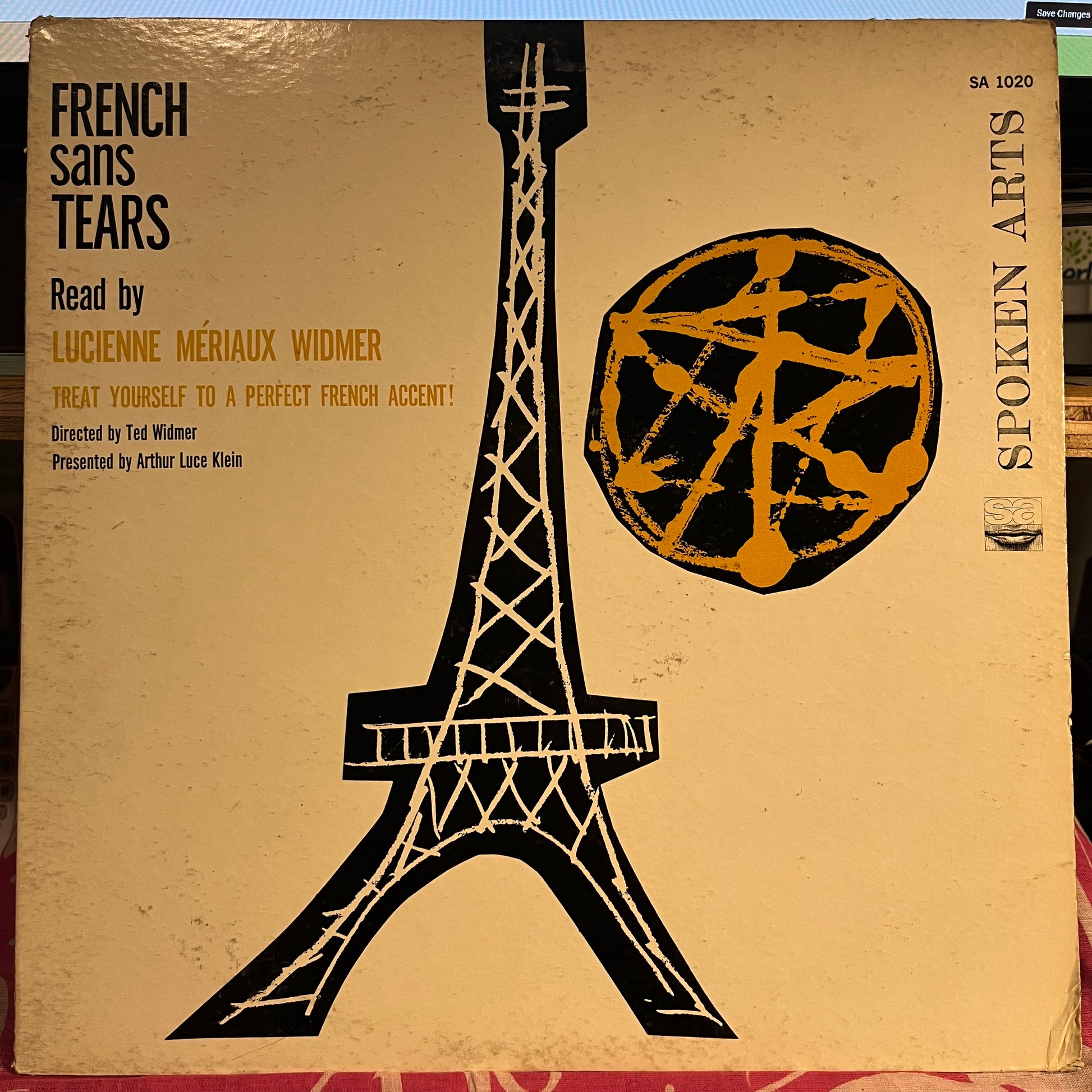 Lucienne Meriaux Widmer - French Sans Tears | Near Mint (NM) Excellent (EX) - SPOKEN WORD / USED *NEAR MINT*