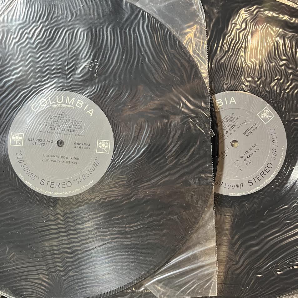 Brecht On Brecht (VINYL) | Near Mint (NM or M-) Excellent (EX) - SPOKEN WORD / USED *NEAR MINT*