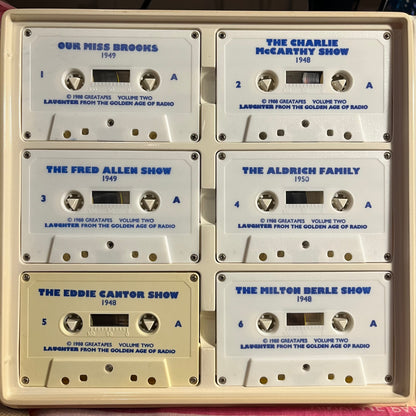 Various - Laughter From The Golden Age Of Radio *12xCASSETTE BOX* | Excellent (EX) - SPOKEN WORD / USED *NEAR MINT*