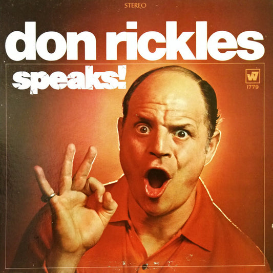 Don Rickles Speaks! (VINYL) | Very Good Plus (VG+) Excellent (EX) - SPOKEN WORD / USED *VERY GOOD+*