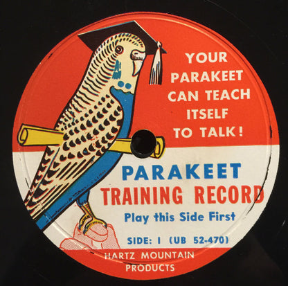 Unknown Artist - Parakeet Training Record | Very Good (VG) Excellent (EX) - SPOKEN WORD / USED *VERY GOOD*