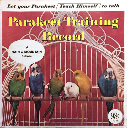Unknown Artist - Parakeet Training Record | Very Good (VG) Excellent (EX) - SPOKEN WORD / USED *VERY GOOD*