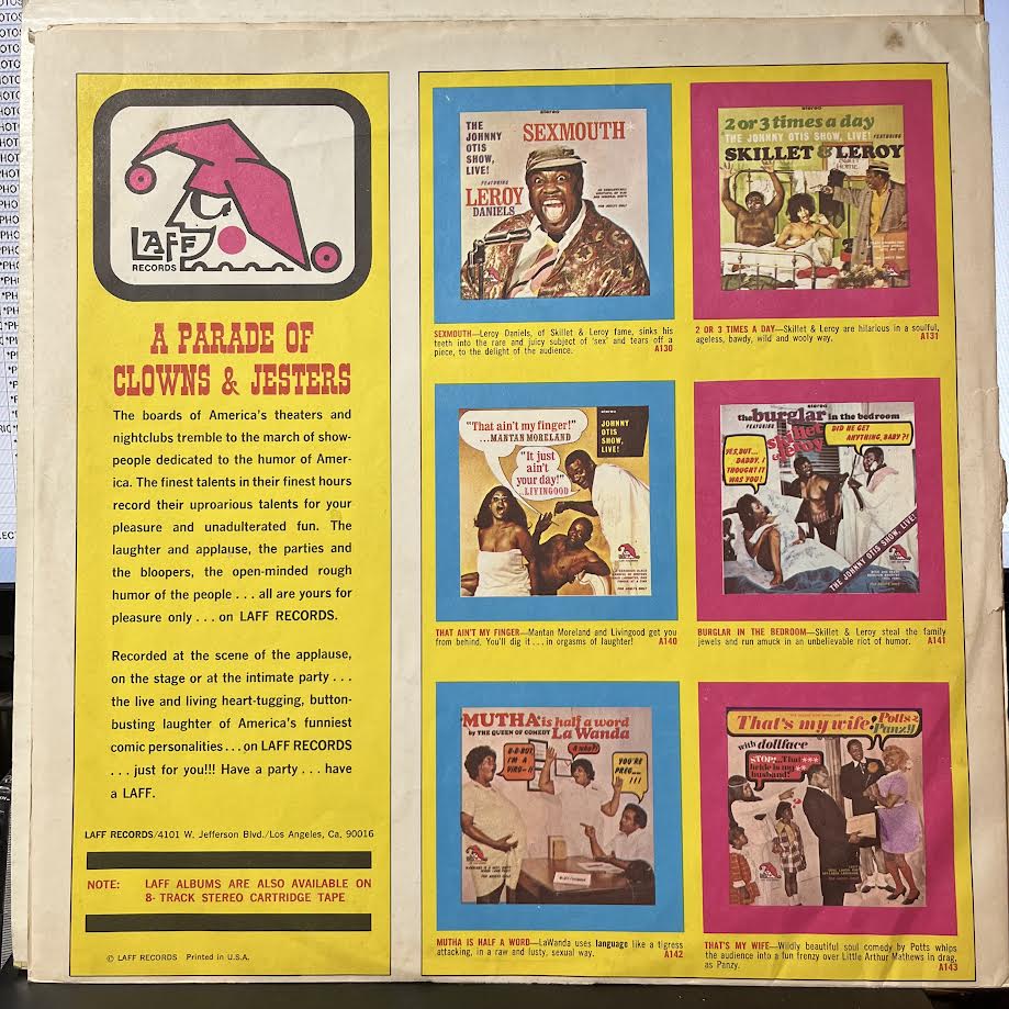 That Ain't My Finger (VINYL) | Very Good (VG) Excellent (EX) - SPOKEN WORD / USED *VERY GOOD*