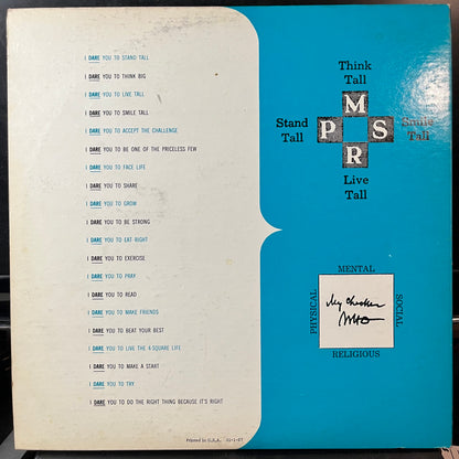 W. Clement Stone - I Dare You (VINYL LP) | USED Near Mint (NM or M-) Excellent (EX) SPOKEN WORD