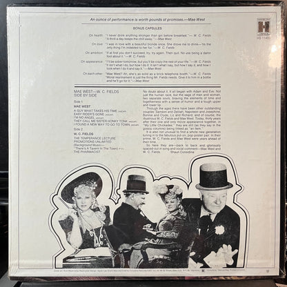 Mae West & W.C. Fields - Side By Side (VINYL LP) | USED Mint (M) Near Mint (NM or M-) SPOKEN WORD