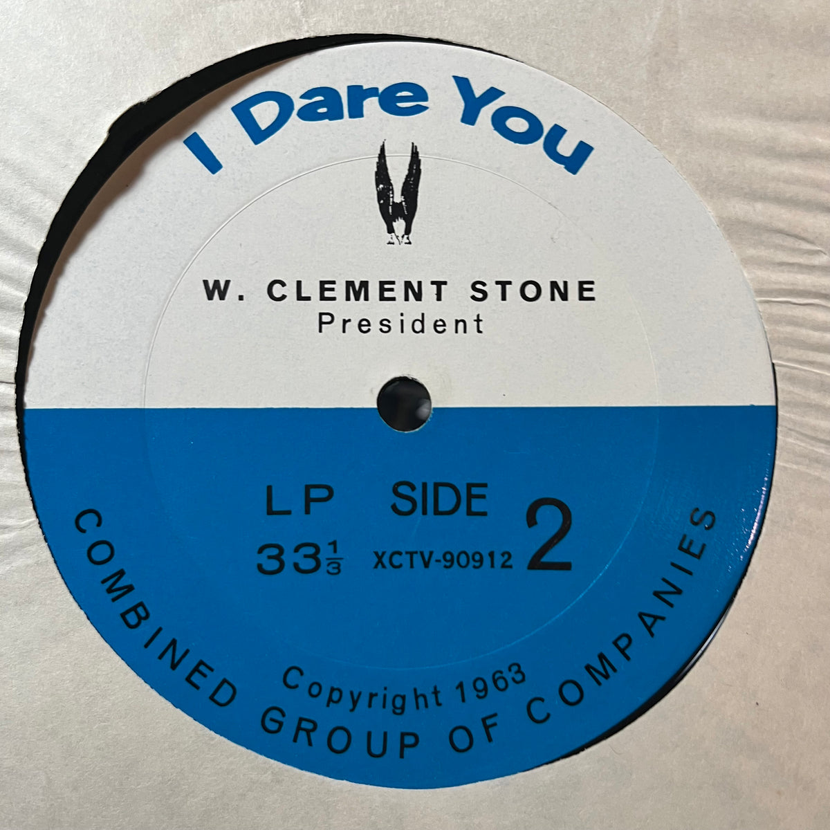 W. Clement Stone - I Dare You (VINYL LP) | USED Near Mint (NM or M-) Excellent (EX) SPOKEN WORD