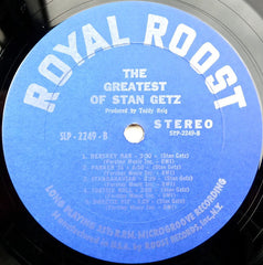 Stan Getz The Greatest Of Stan Getz Roost, Royal Roost LP, Comp Very Good Plus (VG+) Very Good Plus (VG+)