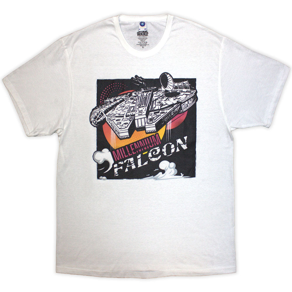 Millennium Falcon Graphic | White