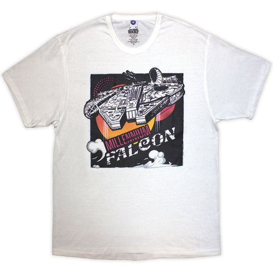 Millennium Falcon Graphic | White