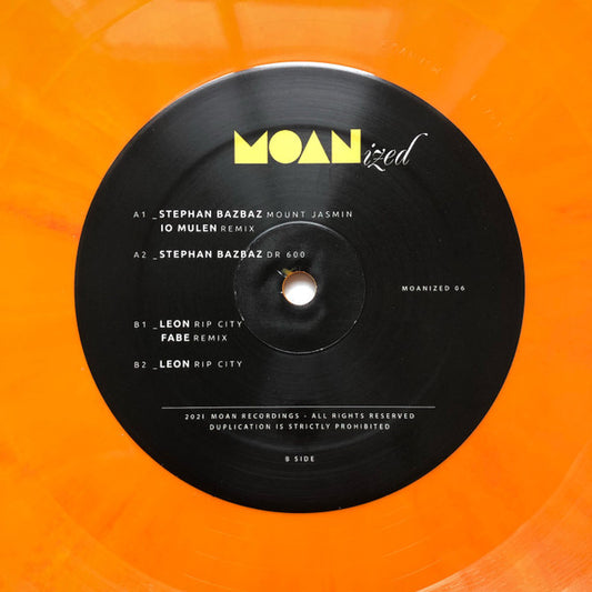 Stephan Bazbaz, Levan Lolishvili Moanized 06 Moan Recordings 12", Ora Mint (M) Mint (M)