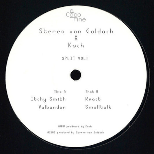 Stereo Von Goldach / Ksch Split Vol. 1 Da Capo Al Fine (2) 12" Mint (M) Generic