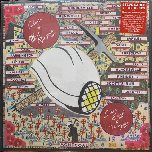 Steve Earle & The Dukes Ghosts Of West Virginia New West Records LP, Album, Mono Mint (M) Mint (M)