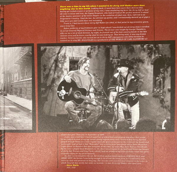 Steve Earle & The Dukes Jerry Jeff New West Records LP, Album, Mono, Ltd, Cle Mint (M) Mint (M)