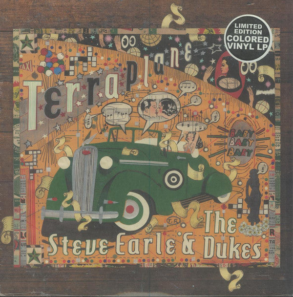 Steve Earle & The Dukes Terraplane New West Records LP, Album, Ltd, Tra Mint (M) Mint (M)