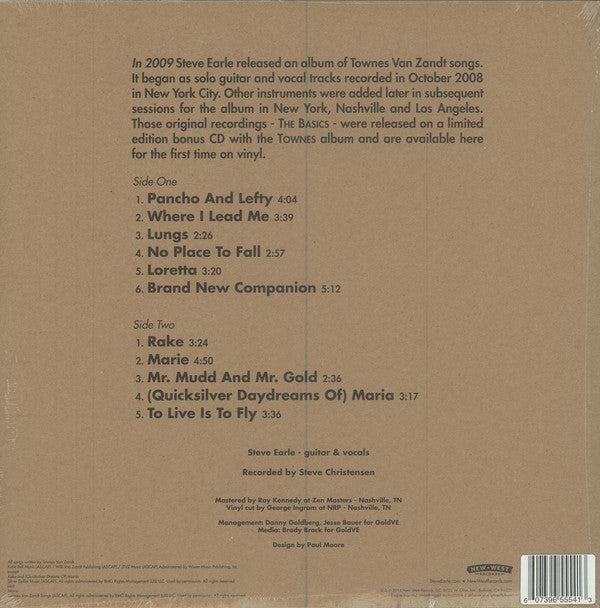 Townes: The Basics | Mint (M) Mint (M) - COUNTRY *NEW/COLOR*