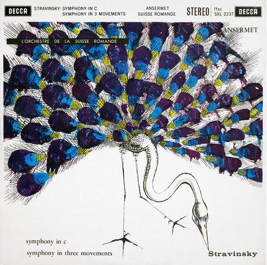 Stravinsky, Ansermet, L'Orchestre De La Suisse Rom - Symphony In C / Symphony In Three Movements |