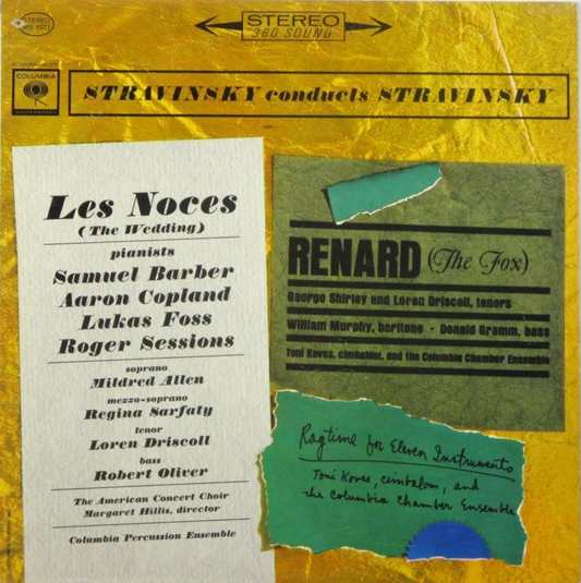 Stravinsky Conducts Stravinsky (Les Noces / Renard / Ragtime For Eleven Instruments) |