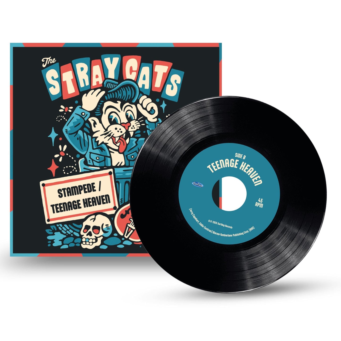 Stray Cats - Stampede / Teenage Heaven (7" Single) |