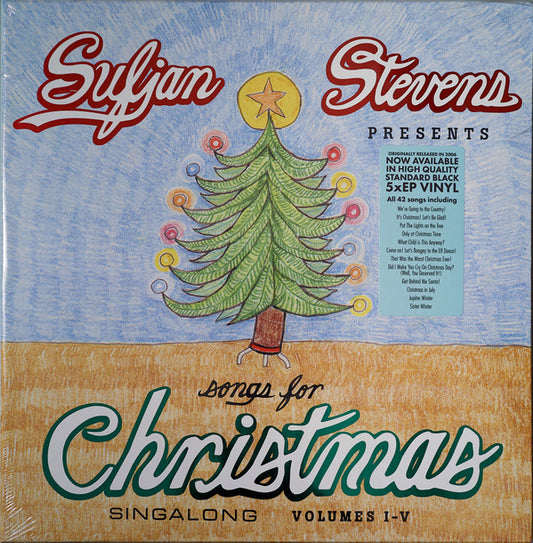 Sufjan Stevens Songs For Christmas Asthmatic Kitty Records Box, Comp + 5x12", EP, RE Mint (M) Mint (M)
