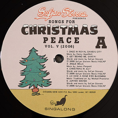 Sufjan Stevens Songs For Christmas Asthmatic Kitty Records Box, Comp + 5x12", EP, RE Mint (M) Mint (M)