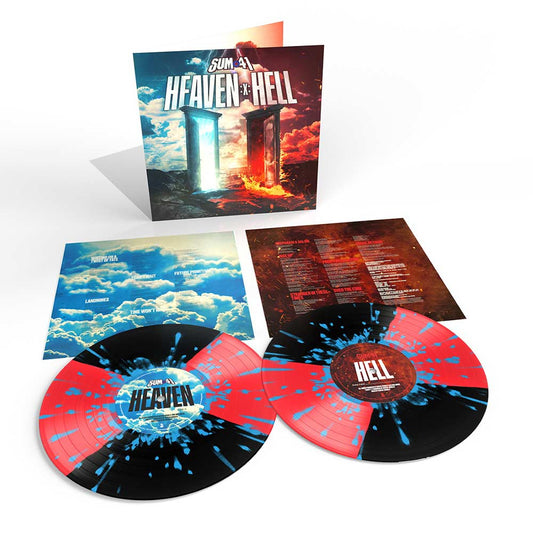 Sum 41 Heaven :x: Hell (Indie Exclusive, Colored Vinyl, Red & Black Quad W/ Blue Splatter) (2 Lp's) 2xLP Mint (M) Mint (M)
