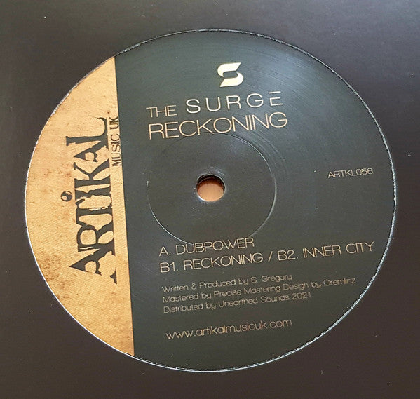 Surge (11) The Reckoning Artikal Music UK 12", EP Mint (M) Generic