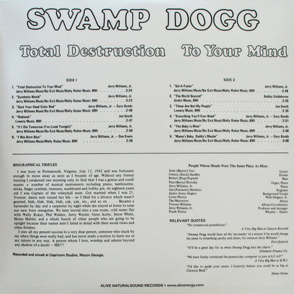 Total Destruction To Your Mind | Mint (M) Mint (M) - FUNK *SEALED*