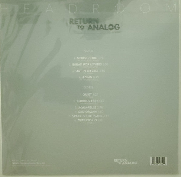 Headroom (BLACK VINYL) | Mint (M) Mint (M) - SYNTH-POP *NEW/COLOR*